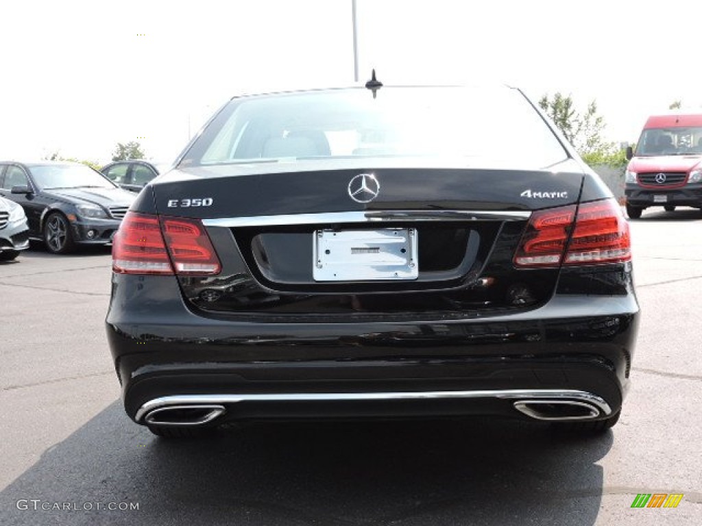 2016 E 350 4Matic Sedan - Black / Silk Beige/Espresso Brown photo #4