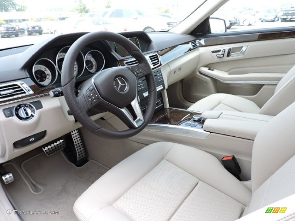 Silk Beige/Espresso Brown Interior 2016 Mercedes-Benz E 350 4Matic Sedan Photo #105526897