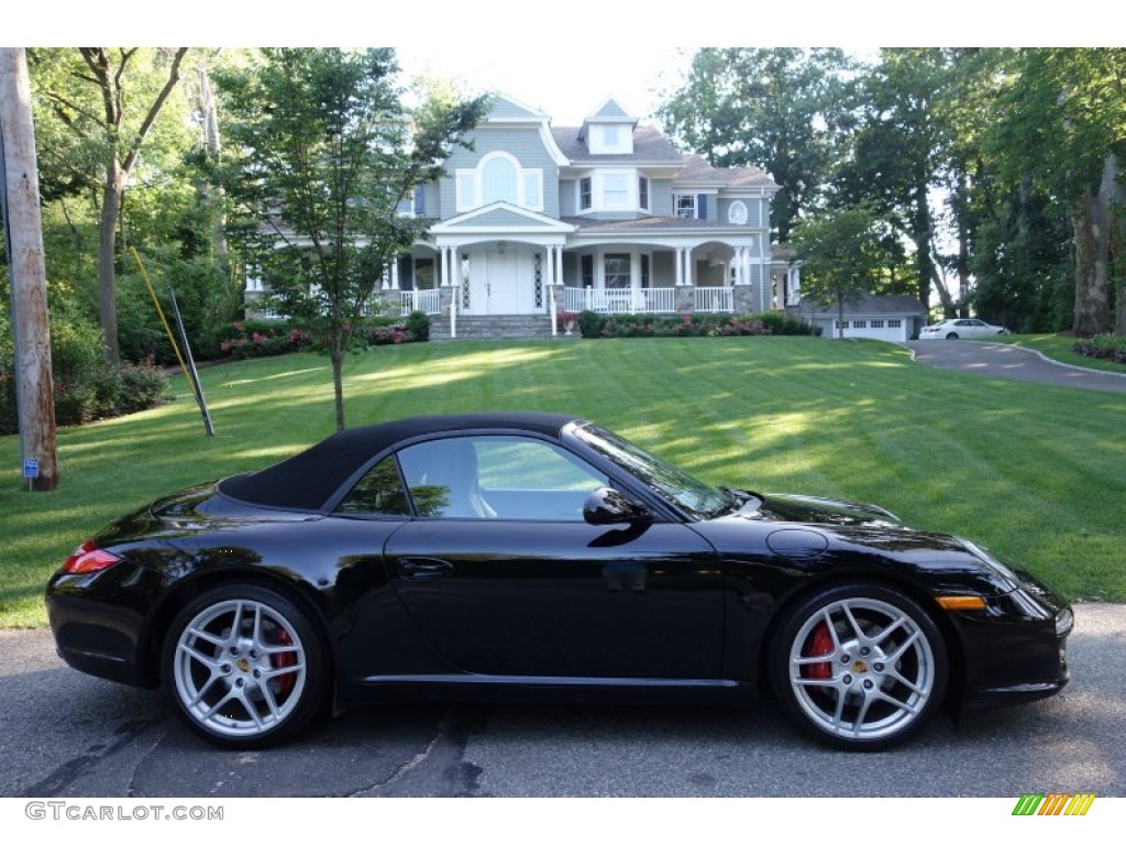 Black 2009 Porsche 911 Carrera S Cabriolet Exterior Photo #105527108