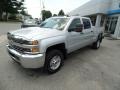 Silver Ice Metallic - Silverado 2500HD WT Crew Cab 4x4 Photo No. 2