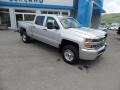 Silver Ice Metallic - Silverado 2500HD WT Crew Cab 4x4 Photo No. 4