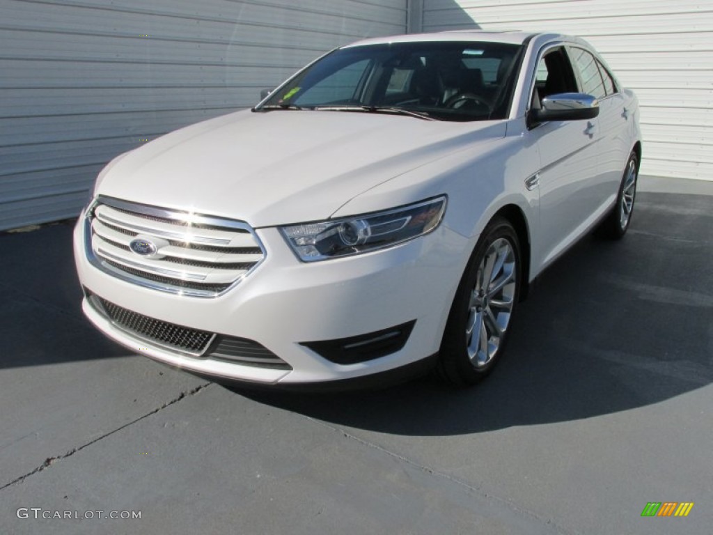 2015 Taurus Limited - White Platinum Metallic / Charcoal Black photo #7