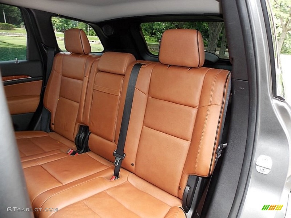 New Saddle/Black Interior 2012 Jeep Grand Cherokee Overland 4x4 Photo #105530648