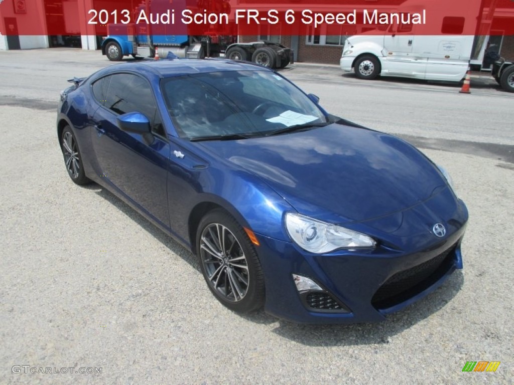2013 FR-S Sport Coupe - Ultramarine Blue / Black/Red Accents photo #1