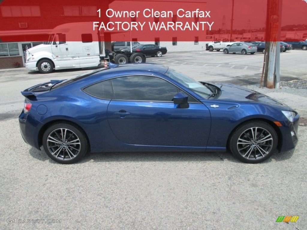 2013 FR-S Sport Coupe - Ultramarine Blue / Black/Red Accents photo #2
