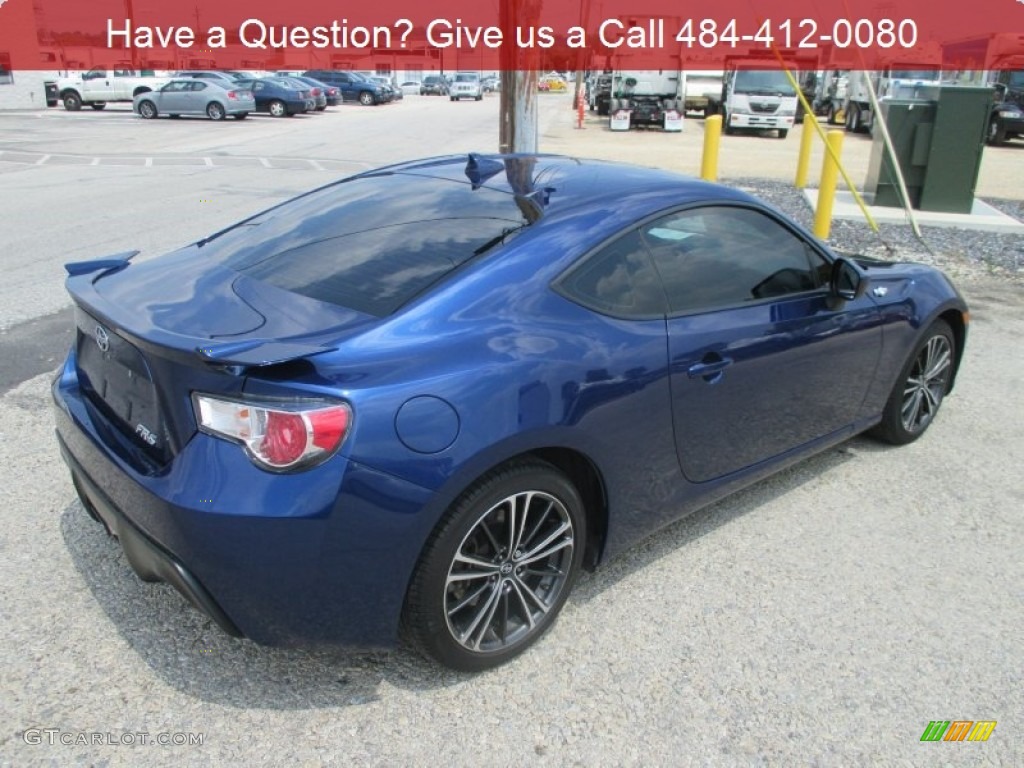 2013 FR-S Sport Coupe - Ultramarine Blue / Black/Red Accents photo #3