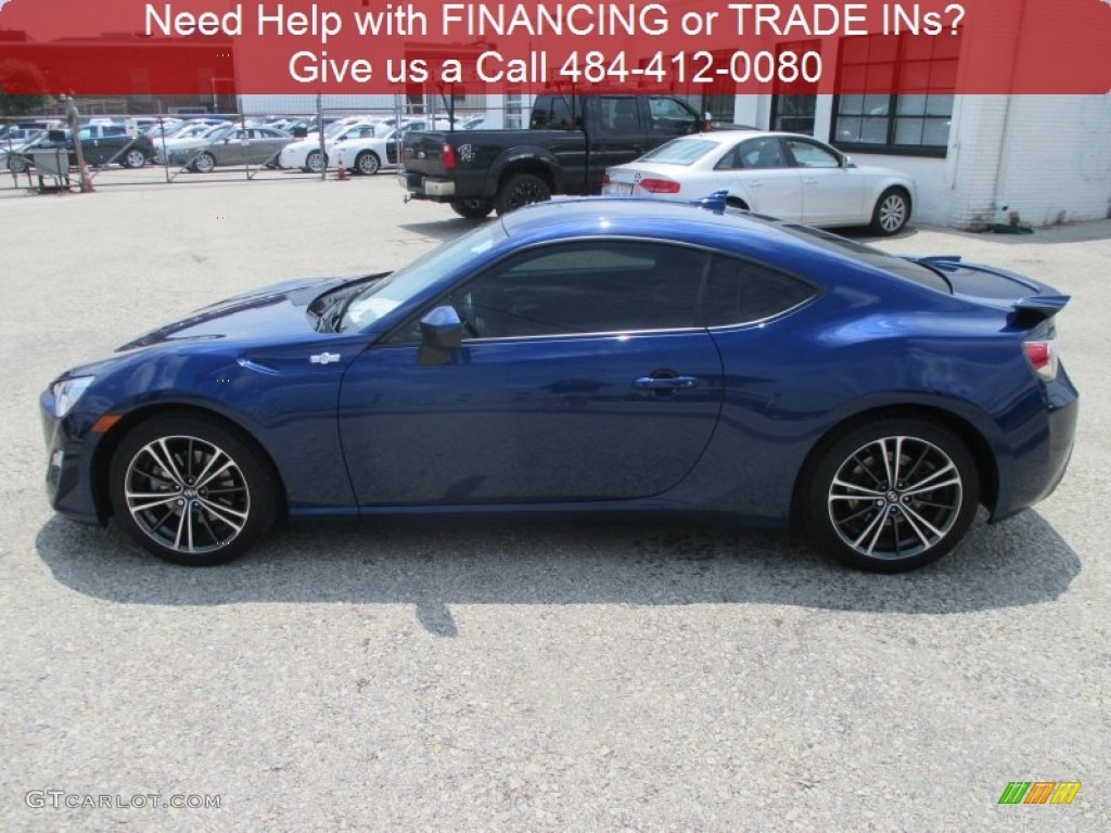 2013 FR-S Sport Coupe - Ultramarine Blue / Black/Red Accents photo #7