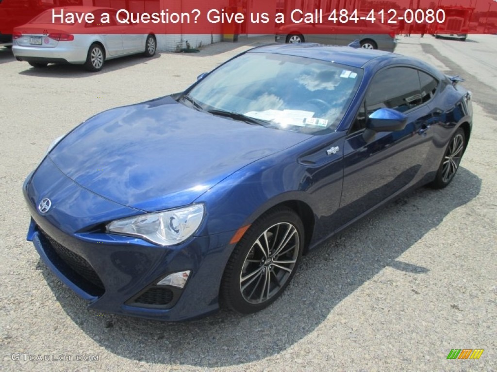 2013 FR-S Sport Coupe - Ultramarine Blue / Black/Red Accents photo #8