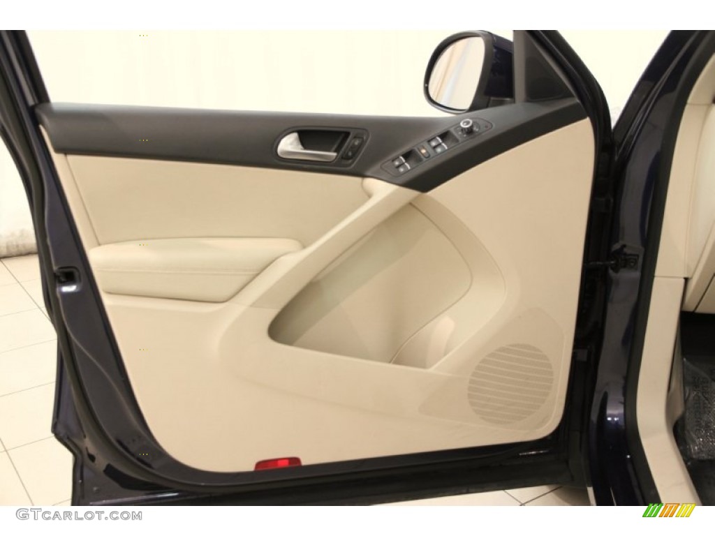 2012 Volkswagen Tiguan SE 4Motion Beige Door Panel Photo #105534230
