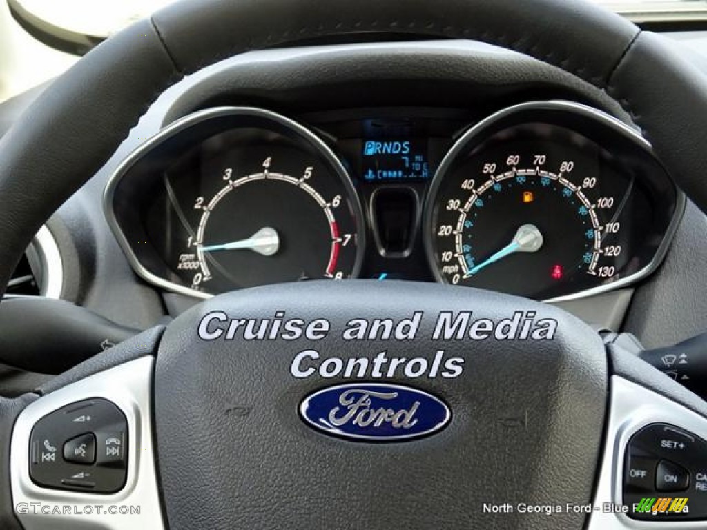 2015 Fiesta SE Sedan - Oxford White / Charcoal Black photo #19