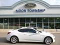 White Satin Pearl 2013 Hyundai Genesis Coupe 2.0T Premium