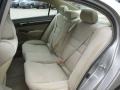 2006 Honda Civic Ivory Interior Rear Seat Photo