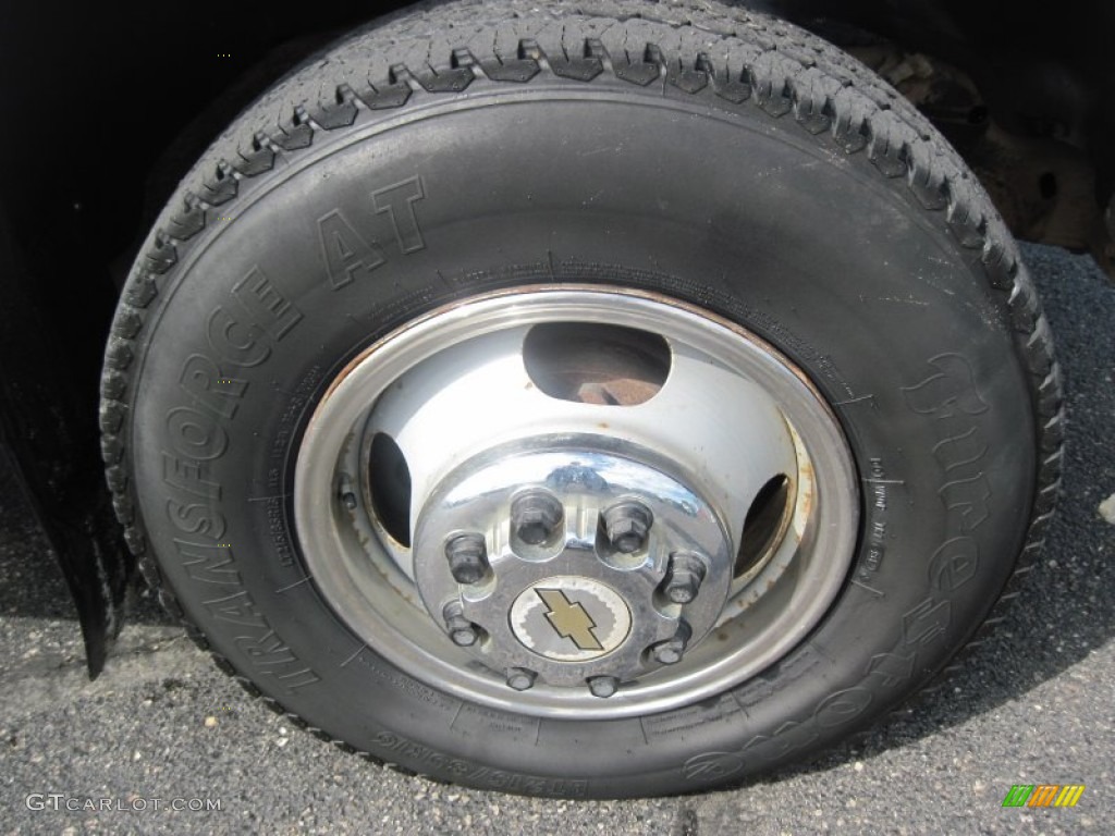 2005 Silverado 3500 LS Crew Cab 4x4 Dually - Summit White / Dark Charcoal photo #7