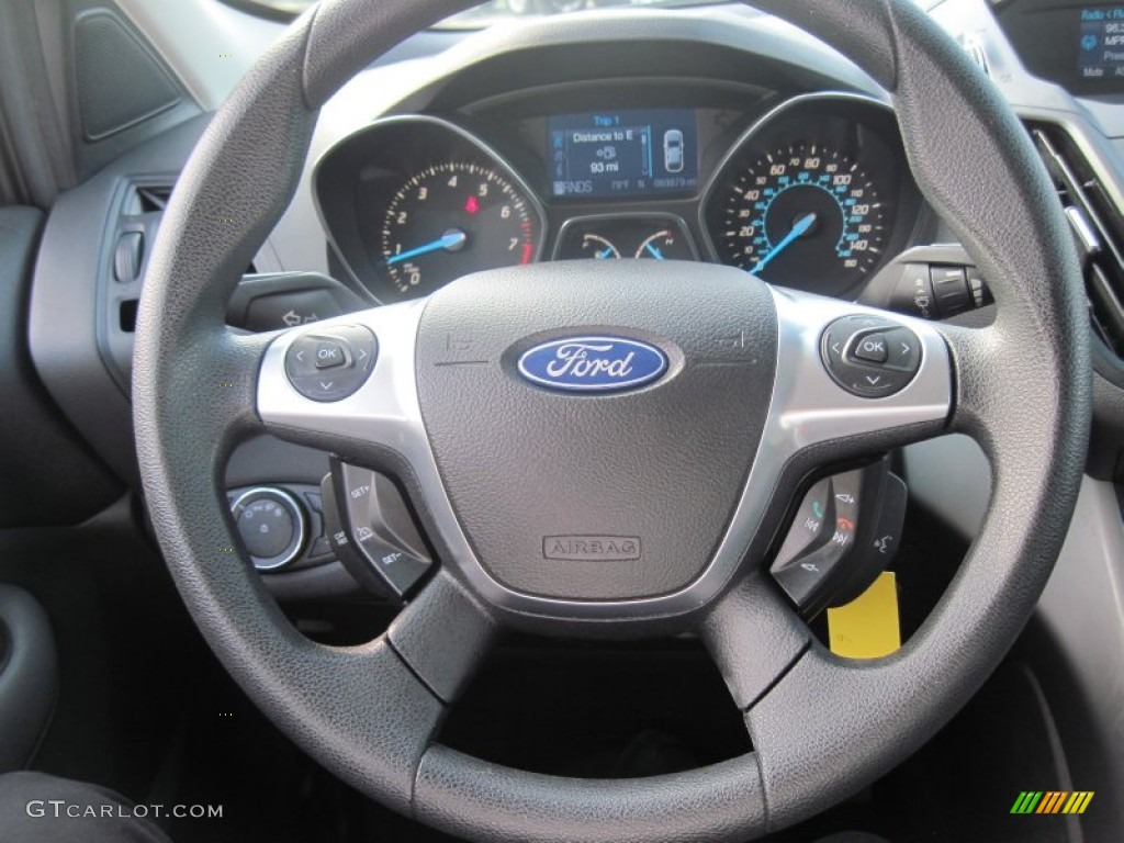 2013 Escape SE 2.0L EcoBoost 4WD - Oxford White / Charcoal Black photo #23