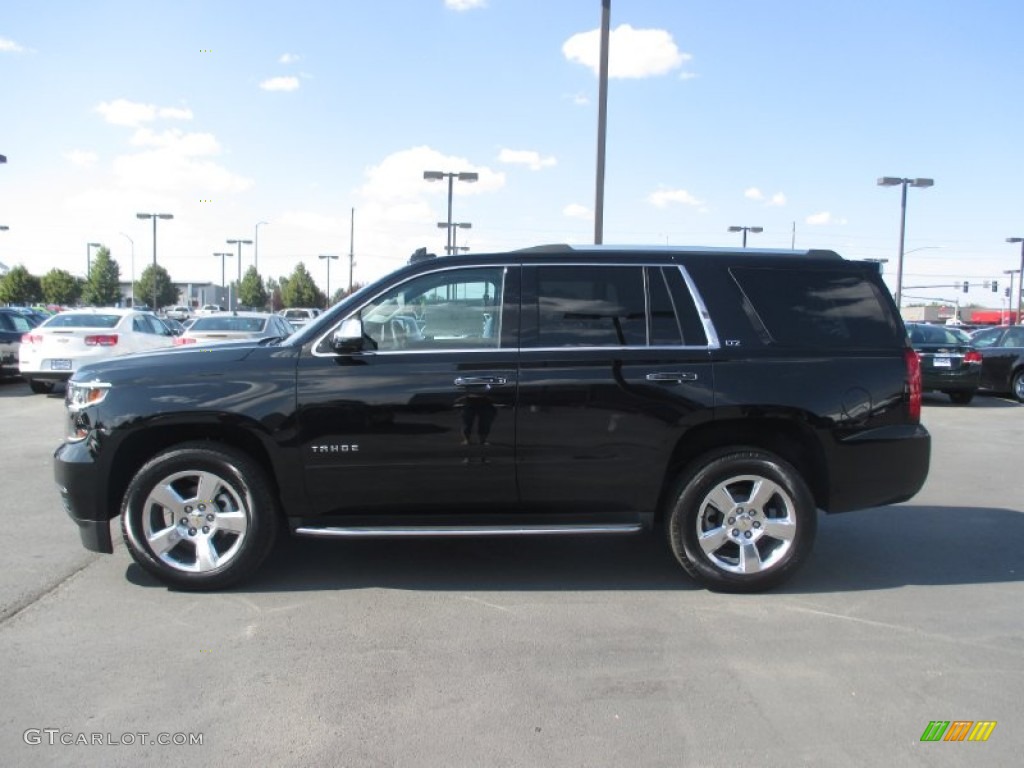 2015 Tahoe LTZ 4WD - Black / Jet Black photo #3