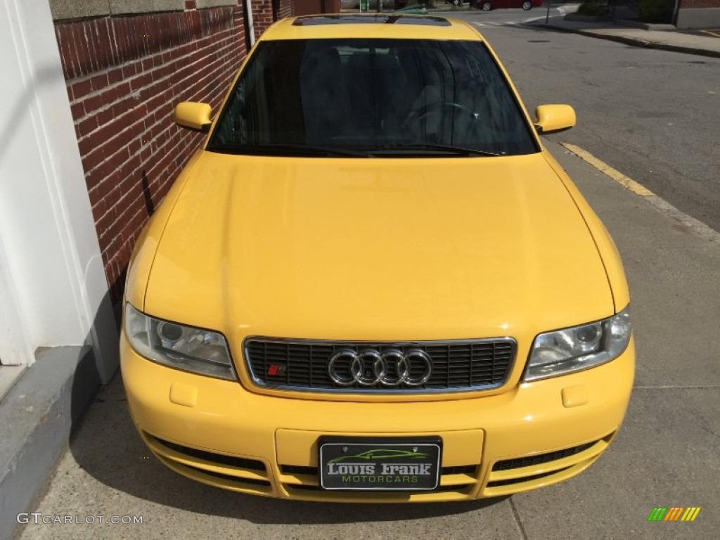 2001 S4 2.7T quattro Sedan - Imola Yellow / Onyx photo #7