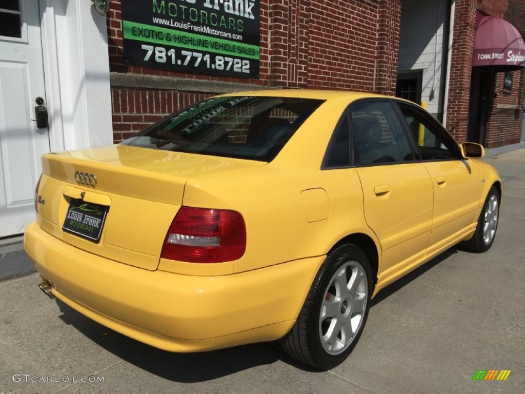 2001 S4 2.7T quattro Sedan - Imola Yellow / Onyx photo #12