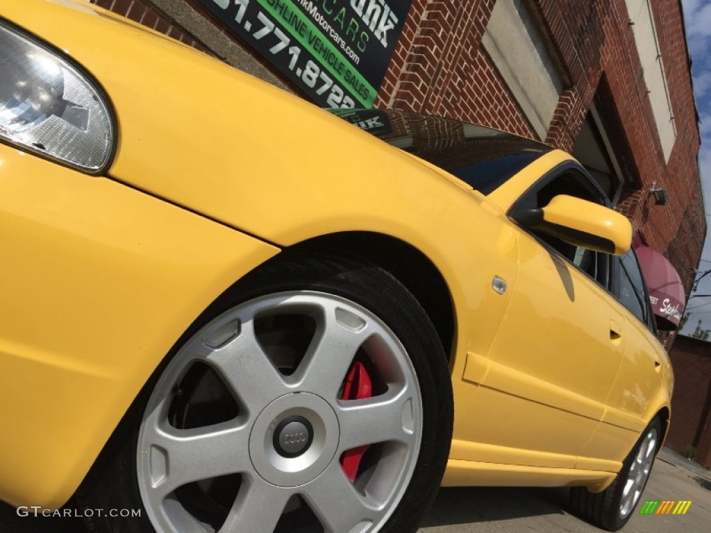 2001 S4 2.7T quattro Sedan - Imola Yellow / Onyx photo #13
