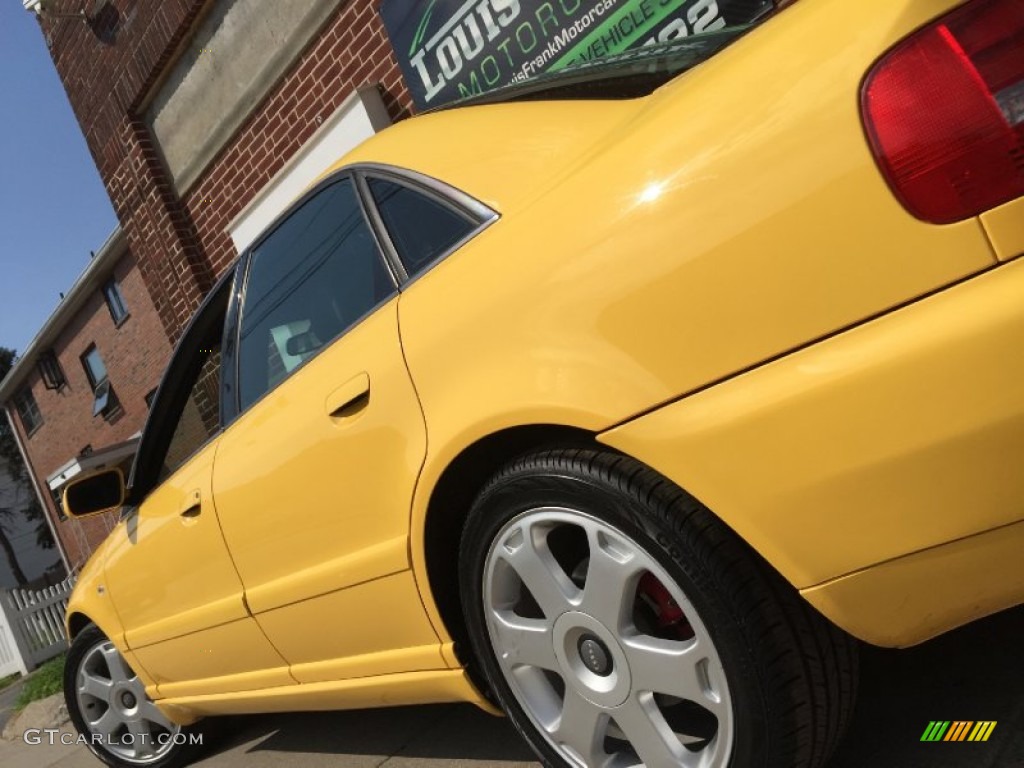 2001 S4 2.7T quattro Sedan - Imola Yellow / Onyx photo #16
