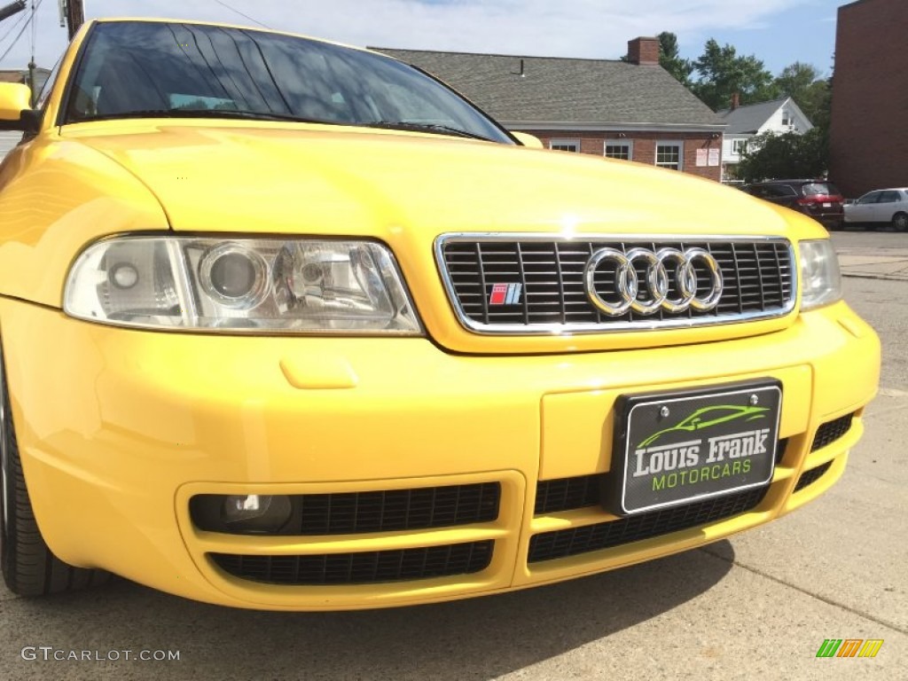 2001 S4 2.7T quattro Sedan - Imola Yellow / Onyx photo #30