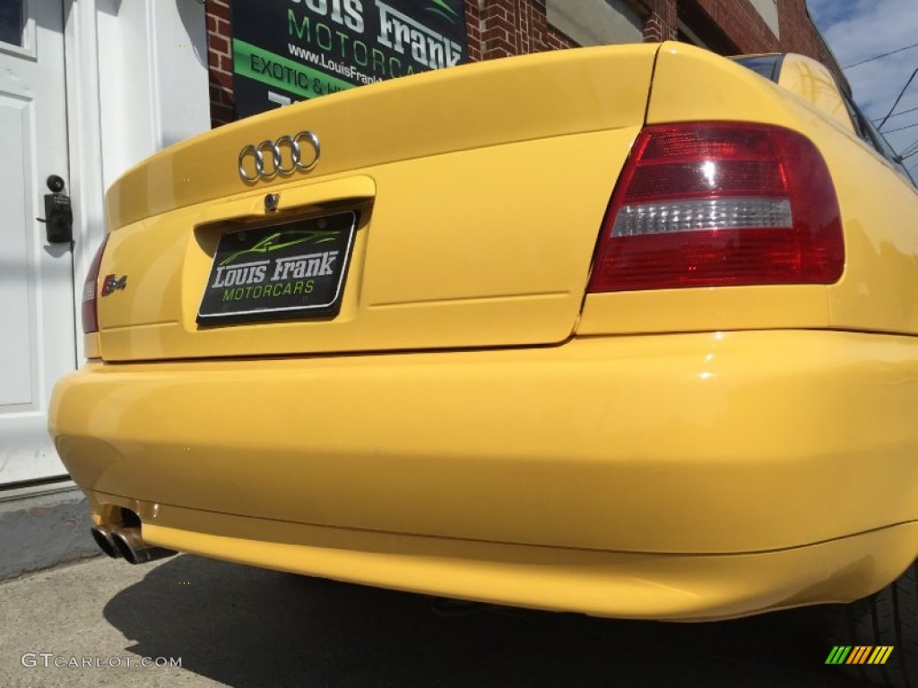 2001 S4 2.7T quattro Sedan - Imola Yellow / Onyx photo #31