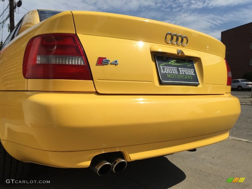 2001 S4 2.7T quattro Sedan - Imola Yellow / Onyx photo #33