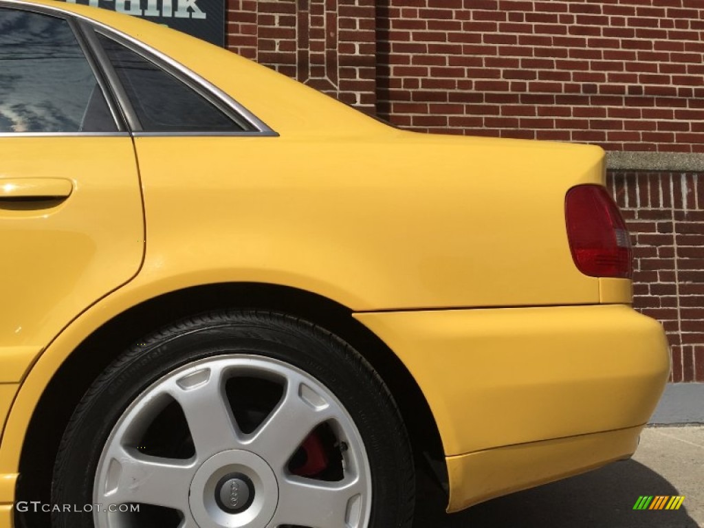 2001 S4 2.7T quattro Sedan - Imola Yellow / Onyx photo #38