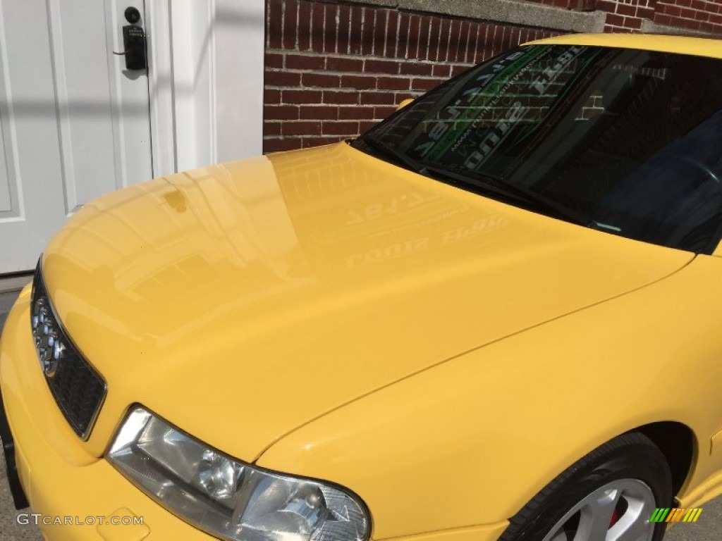 2001 S4 2.7T quattro Sedan - Imola Yellow / Onyx photo #40