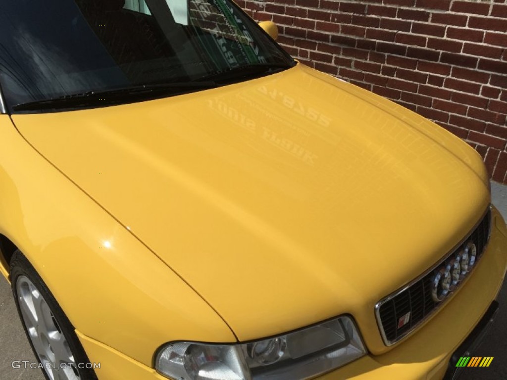 2001 S4 2.7T quattro Sedan - Imola Yellow / Onyx photo #41