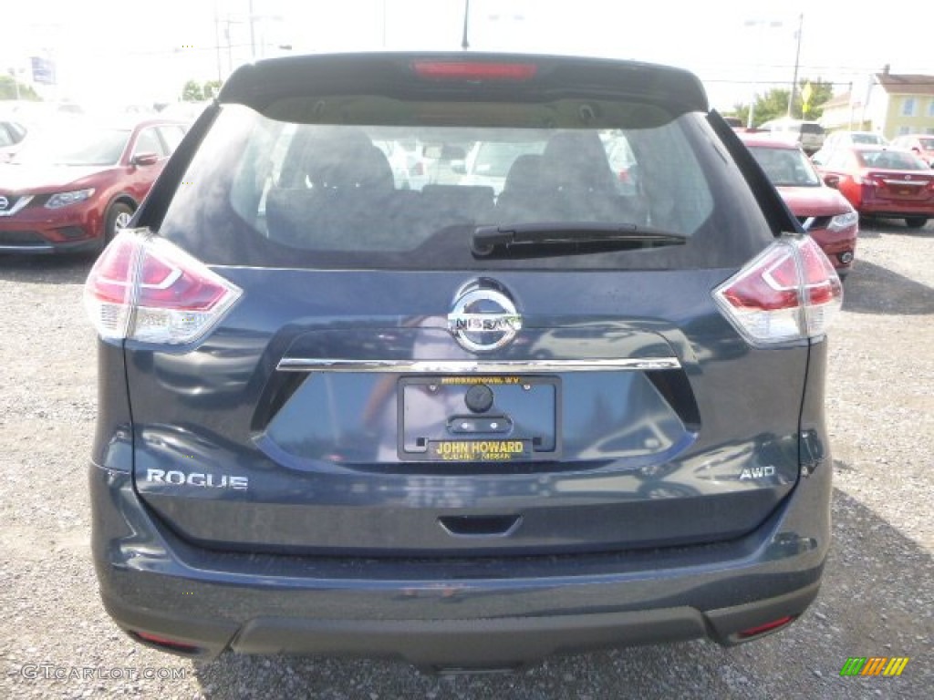 2015 Rogue S AWD - Arctic Blue Metallic / Charcoal photo #5