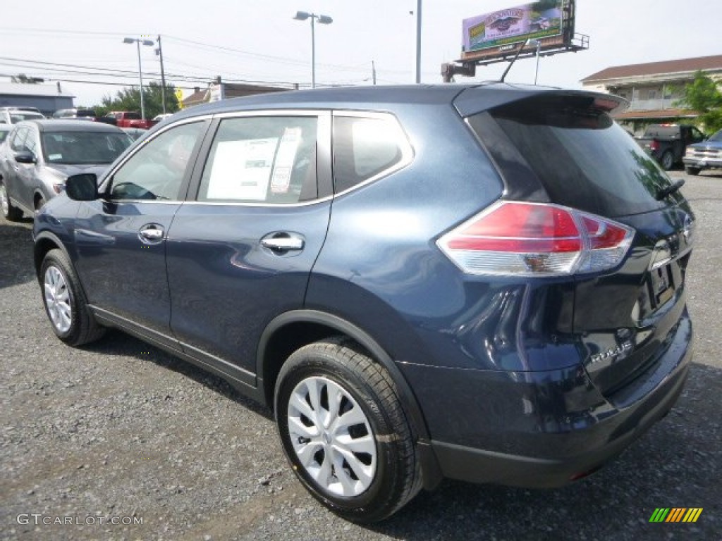 2015 Rogue S AWD - Arctic Blue Metallic / Charcoal photo #6