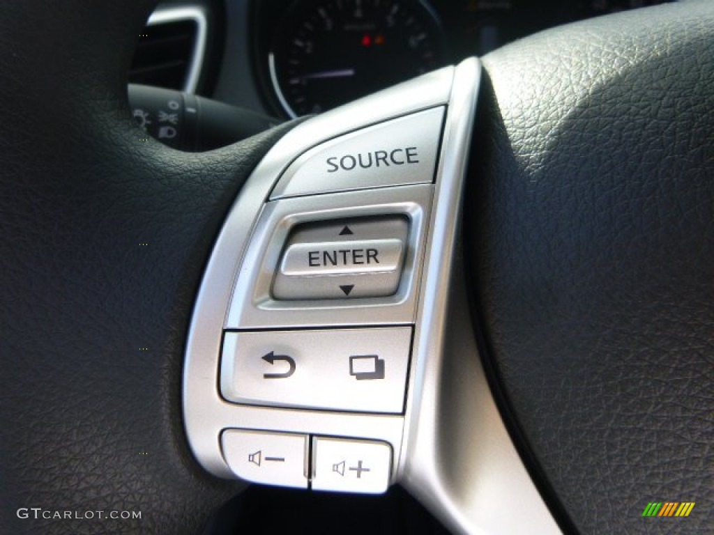 2015 Rogue S AWD - Arctic Blue Metallic / Charcoal photo #17