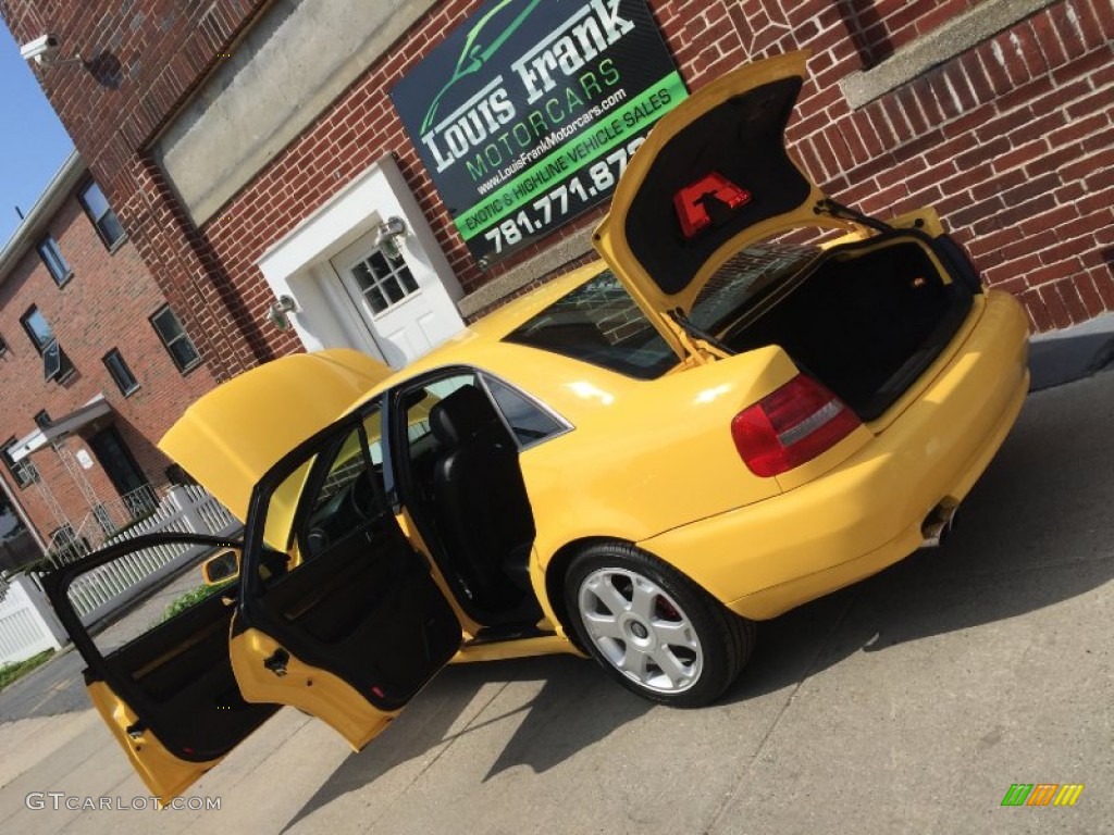 2001 S4 2.7T quattro Sedan - Imola Yellow / Onyx photo #49
