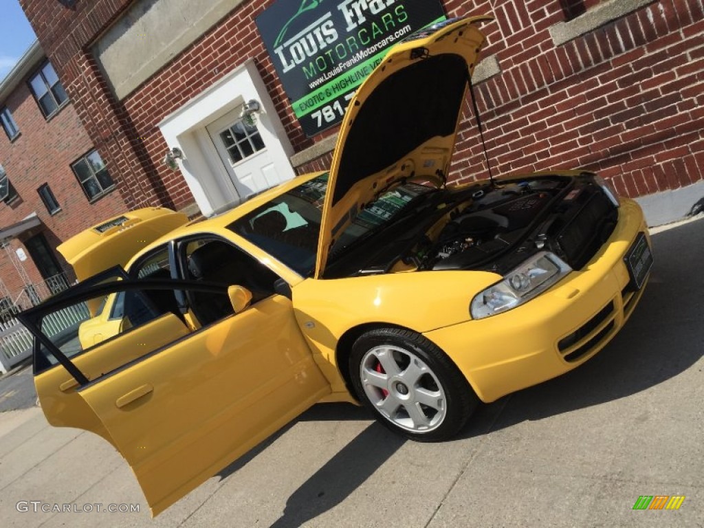 2001 S4 2.7T quattro Sedan - Imola Yellow / Onyx photo #50