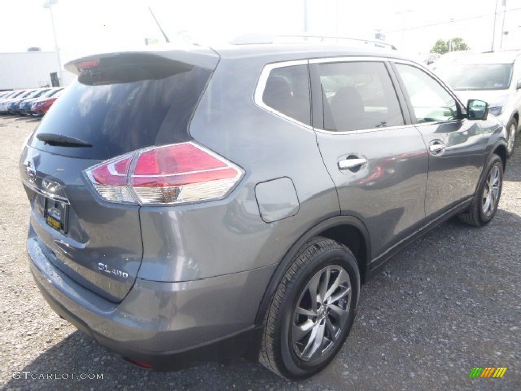 2015 Rogue SL AWD - Gun Metallic / Charcoal photo #4