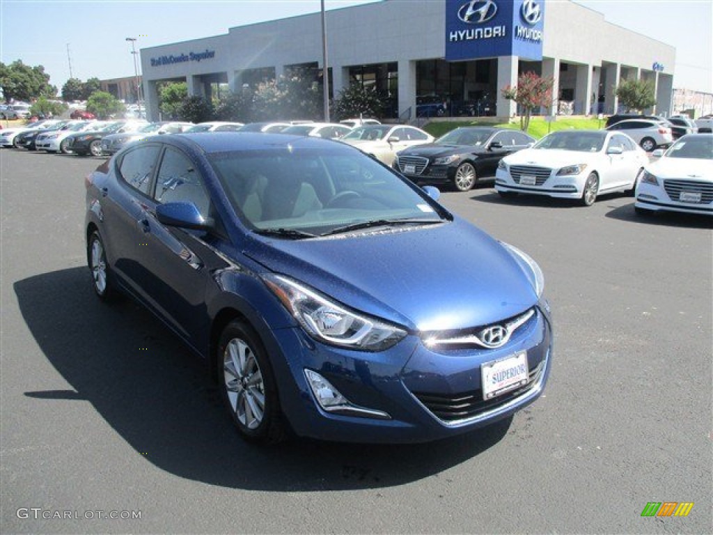 2016 Elantra SE - Blue / Gray photo #3