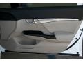 Beige 2015 Honda Civic Hybrid-L Sedan Door Panel