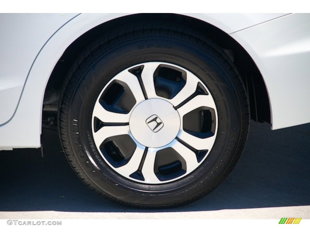 2015 Civic Hybrid-L Sedan - Taffeta White / Beige photo #28