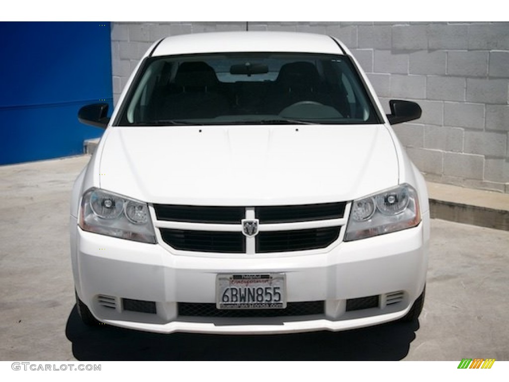 2008 Avenger SE - Stone White / Dark Slate Gray/Light Slate Gray photo #7