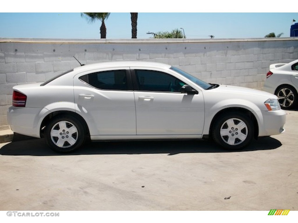 2008 Avenger SE - Stone White / Dark Slate Gray/Light Slate Gray photo #8