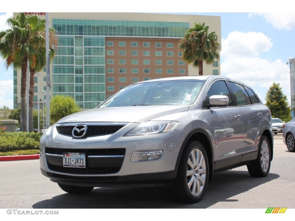 2008 CX-9 Grand Touring - Liquid Platinum Metallic / Black photo #2