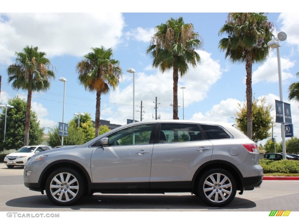 2008 CX-9 Grand Touring - Liquid Platinum Metallic / Black photo #3