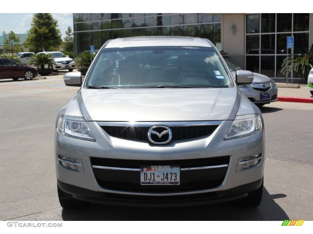 2008 CX-9 Grand Touring - Liquid Platinum Metallic / Black photo #7