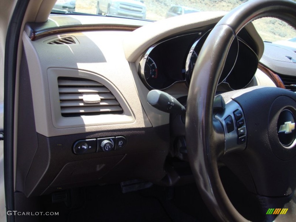 2008 Malibu LTZ Sedan - Sandstone Metallic / Cocoa/Cashmere Beige photo #11