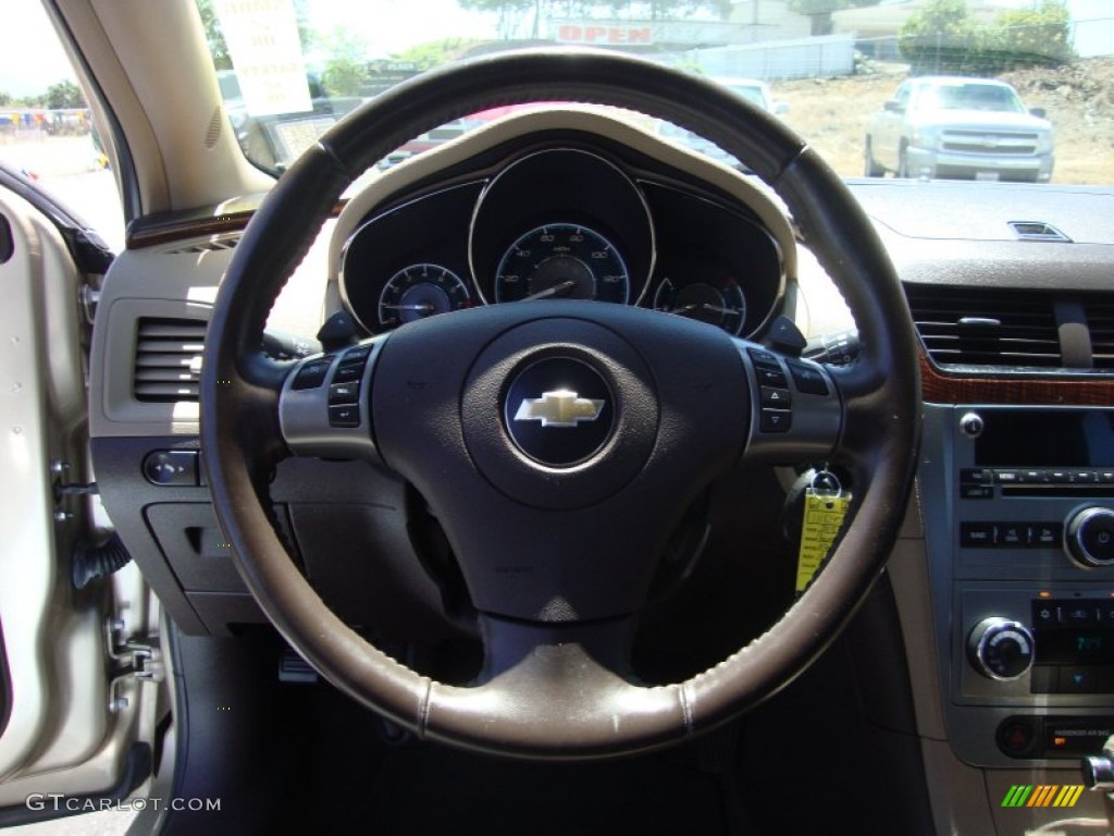 2008 Malibu LTZ Sedan - Sandstone Metallic / Cocoa/Cashmere Beige photo #13