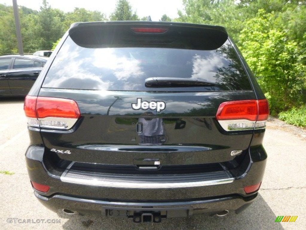 2015 Grand Cherokee Overland 4x4 - Black Forest Green Pearl / Brown/Light Frost Beige photo #3