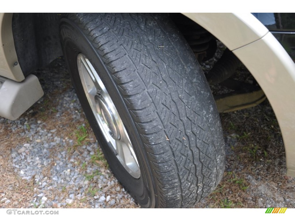 2005 Expedition Eddie Bauer 4x4 - Black Clearcoat / Medium Parchment photo #21