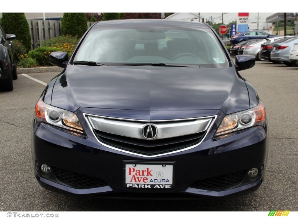 2013 ILX 2.0L Premium - Fathom Blue Pearl / Ebony photo #8