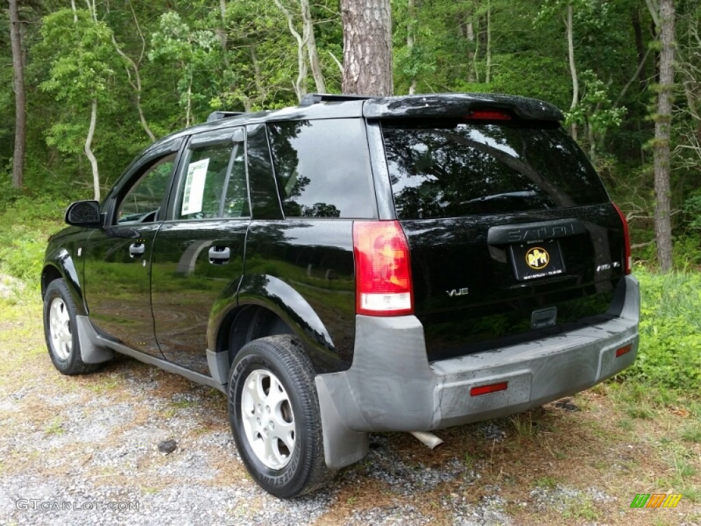 2003 VUE V6 AWD - Black / Gray photo #4