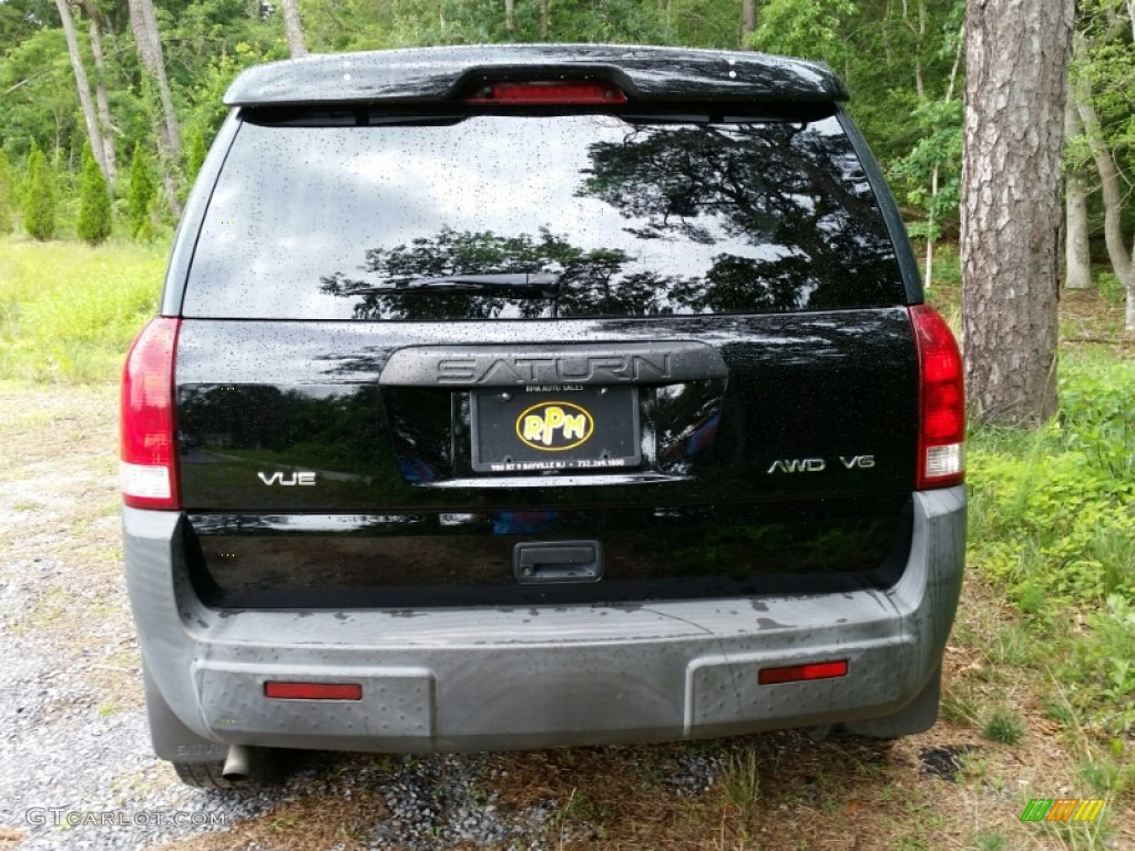 2003 VUE V6 AWD - Black / Gray photo #5